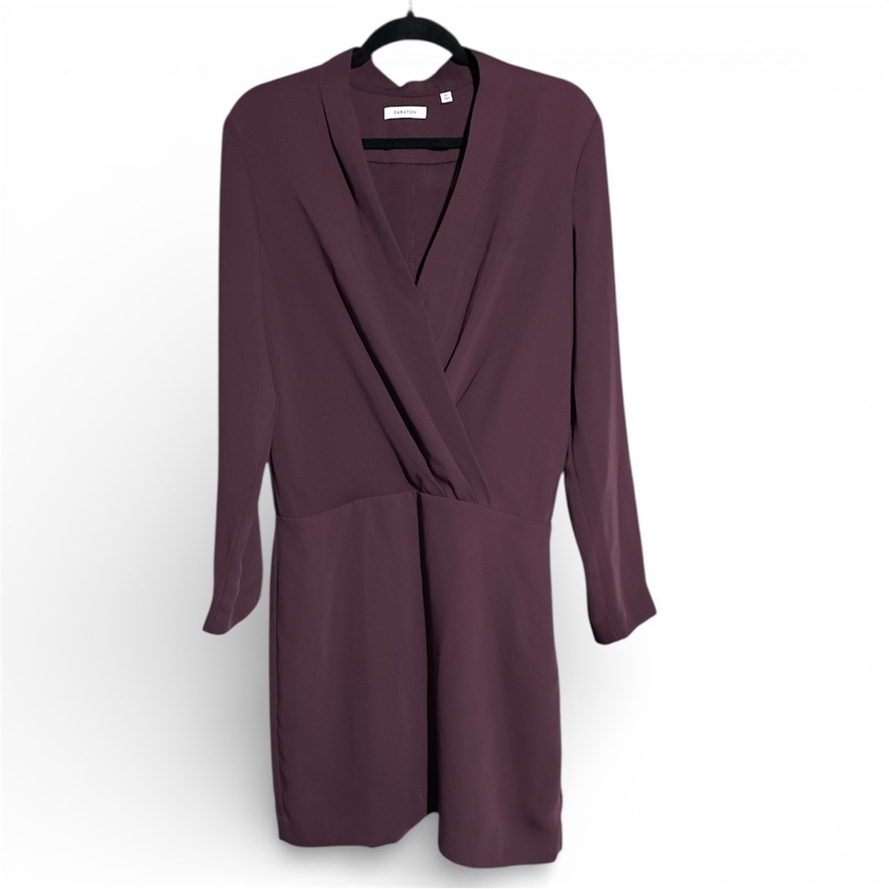 Aritzia Babaton Gershwin BurgundyDress Women Size 10